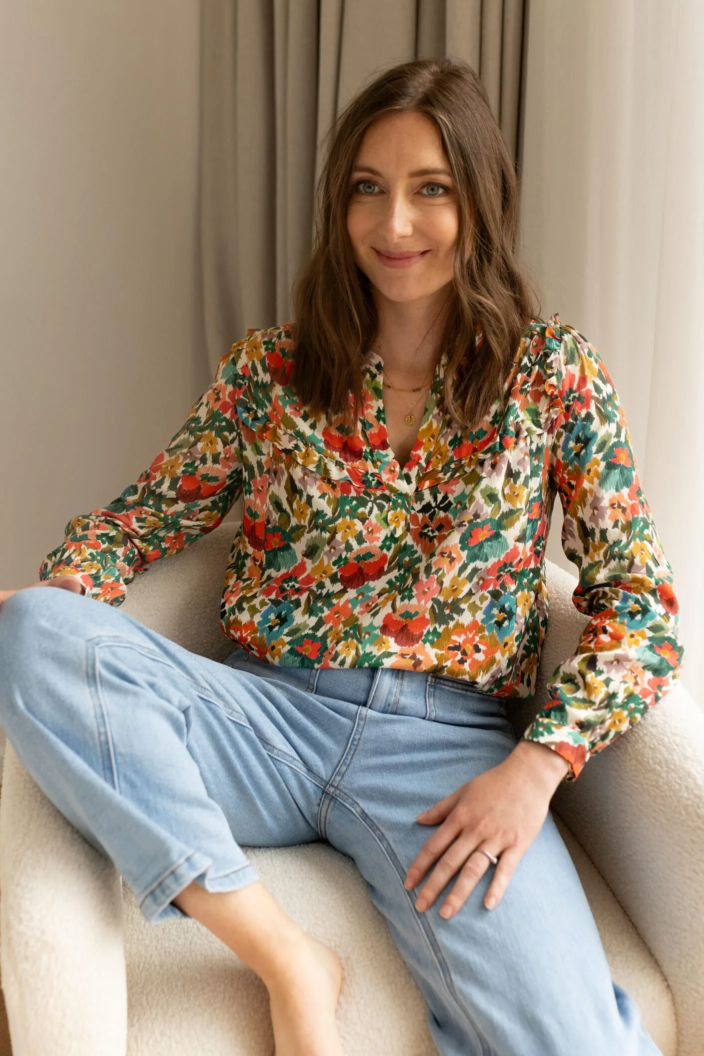 Blouse allaitement Mother Flower