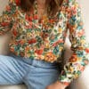 Blouse allaitement Mother Flower atelier belette