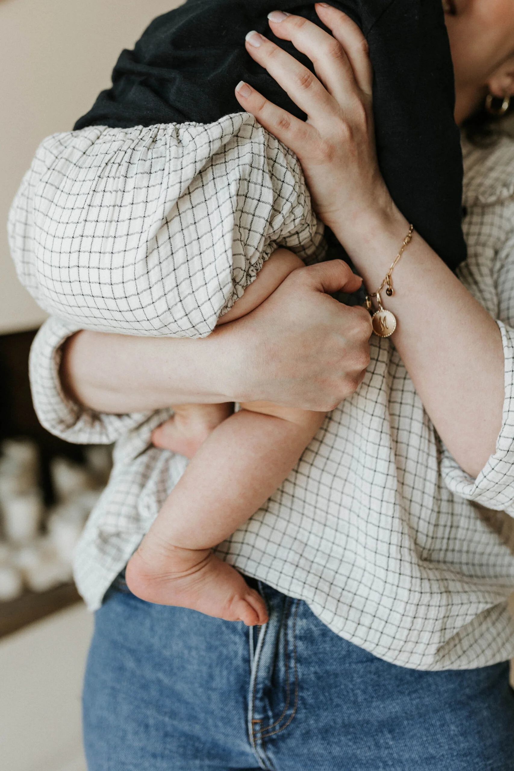 blouse d'allaitement milk checks atelier belette