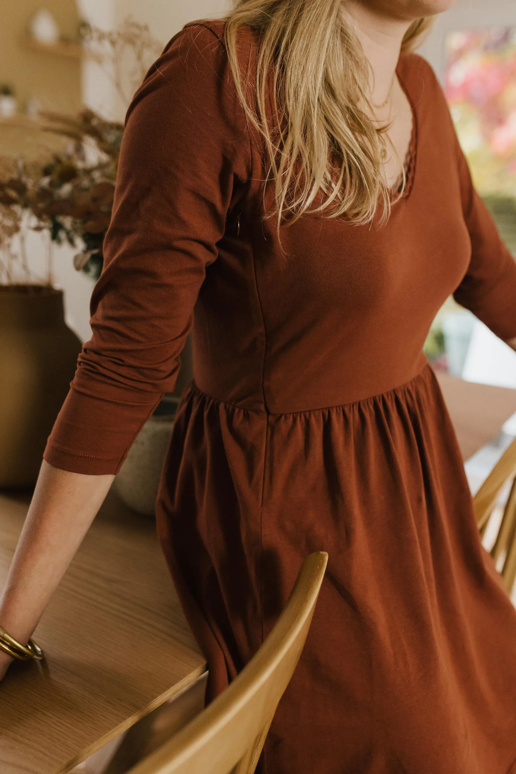 robe allaitement dulce de leche atelier belette