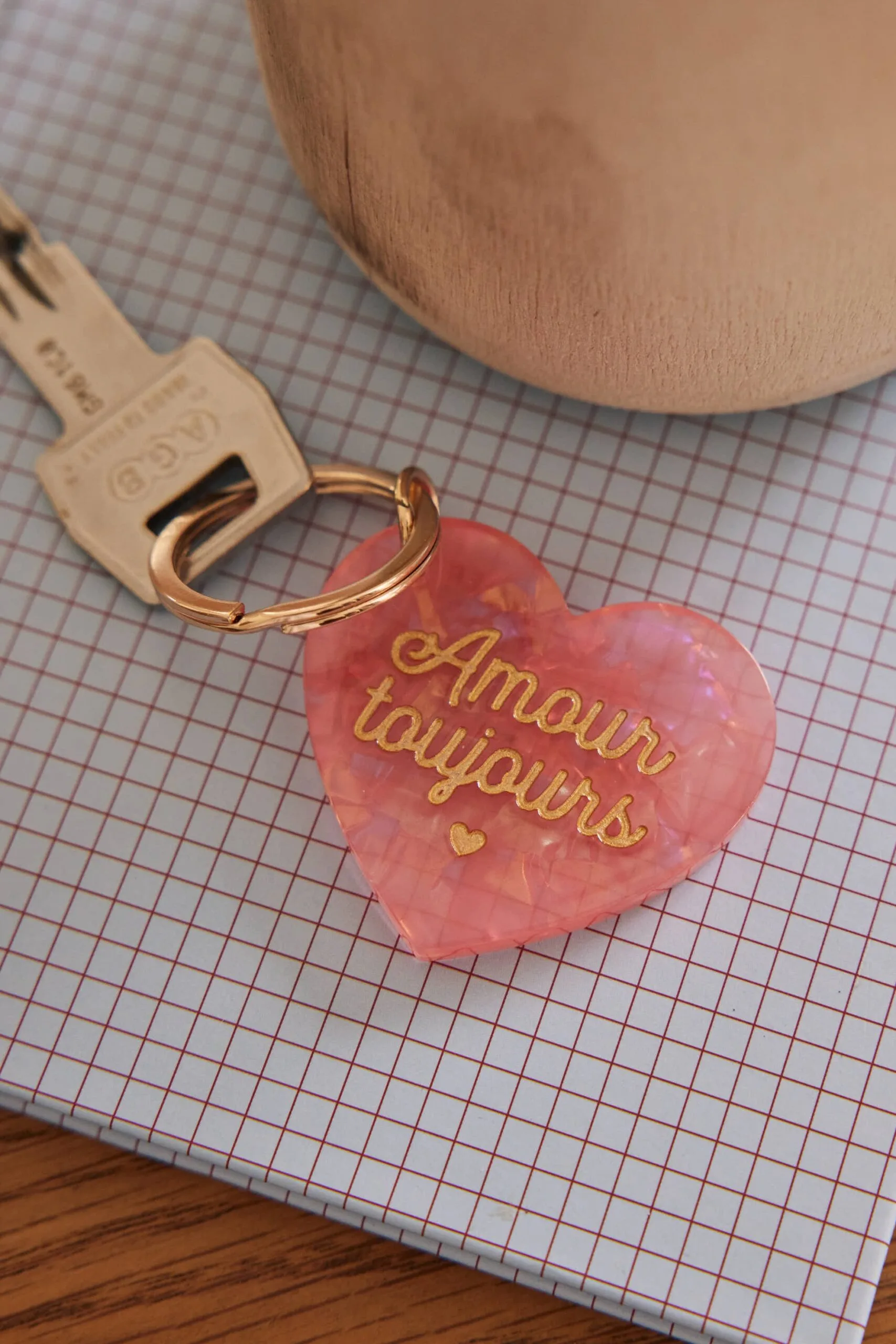 porte-clés amour toujours atelier belette