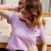 t shirt allaitement lilas sweet lavender atelier belette