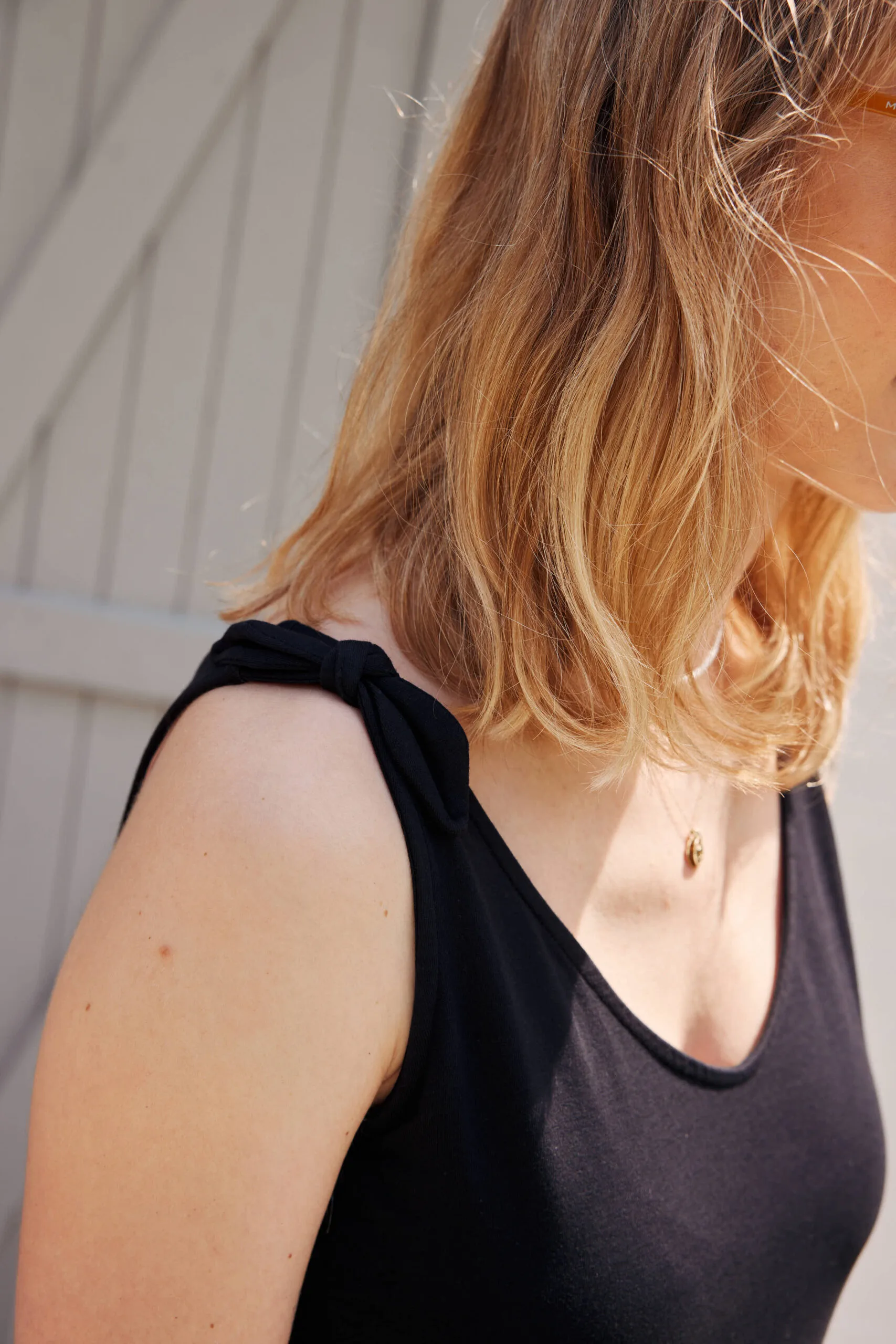 robe allaitement longue noire summertime atelier belette