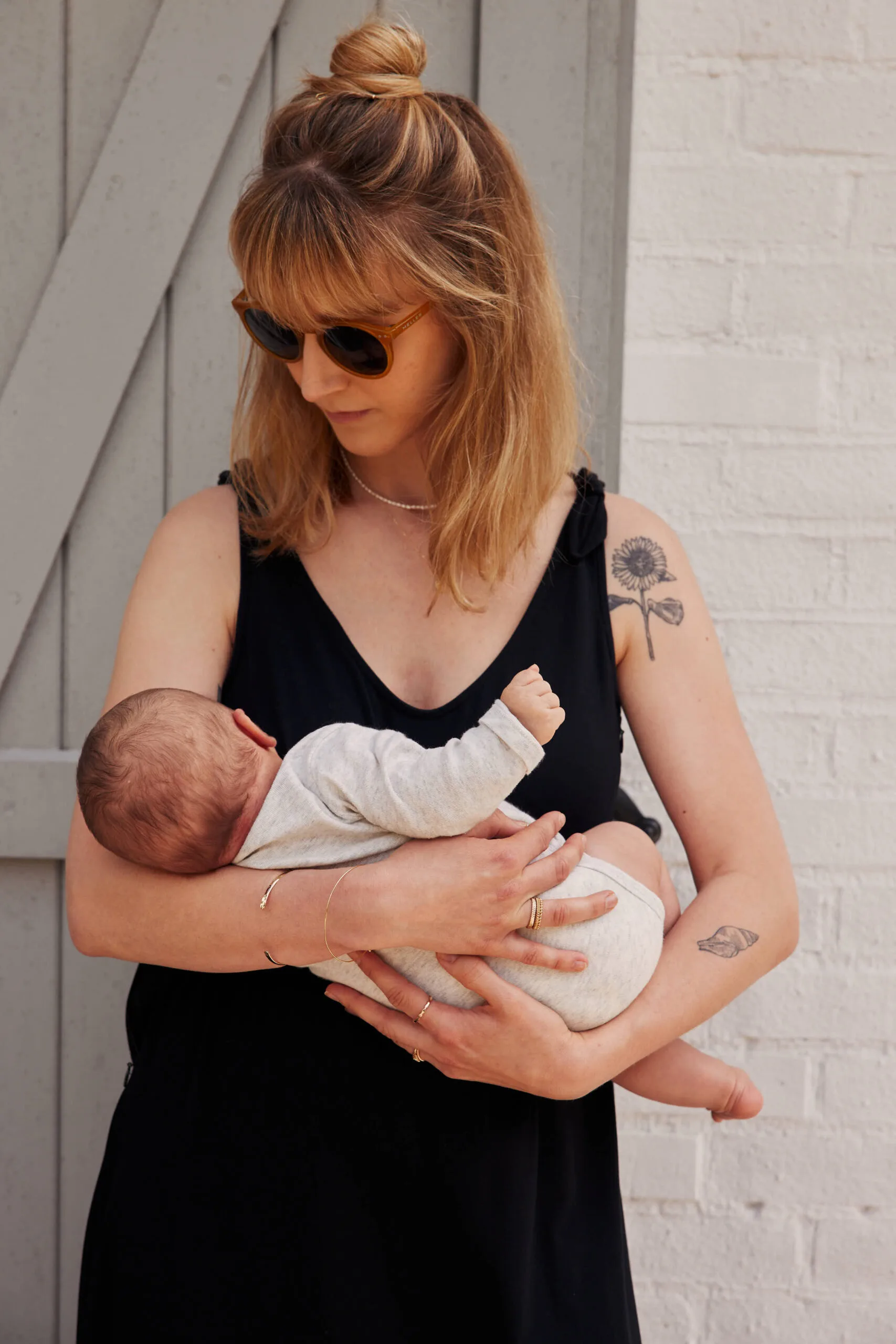 robe allaitement longue noire summertime atelier belette