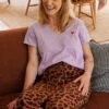 t shirt allaitement lilas sweet lavender atelier belette
