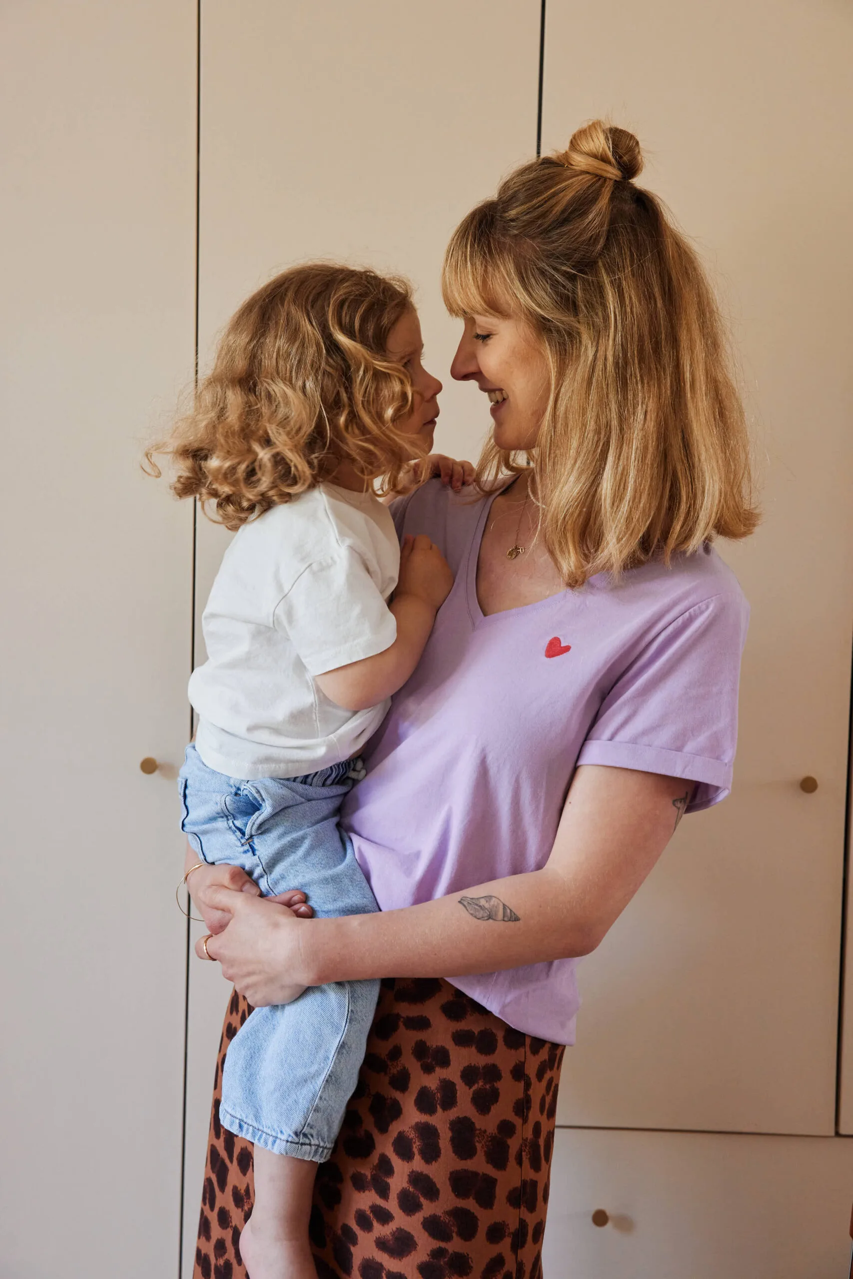 t shirt allaitement lilas sweet lavender atelier belette