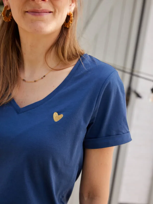 t shirt allaitement marine navy crush atelier belette