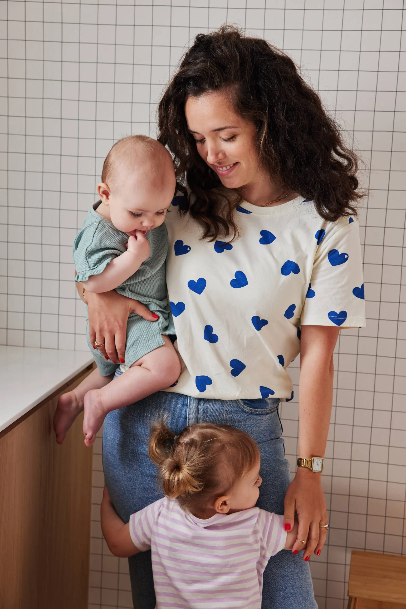 t shirt allaitement coeurs crazy in love atelier belette