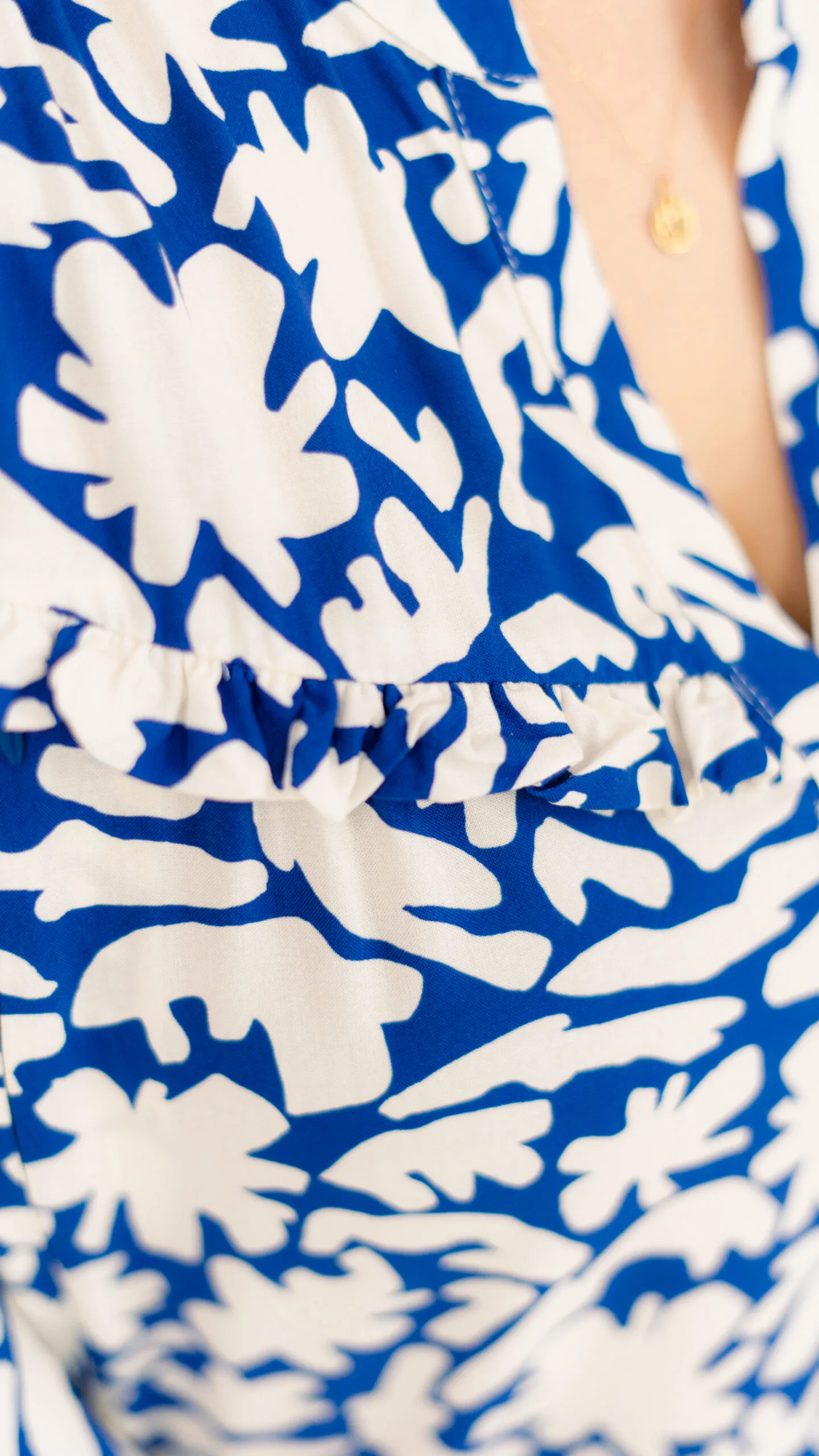 blouse allaitement bleue greek romance atelier belette