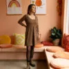 robe allaitement leopard atelier belette born to be wild