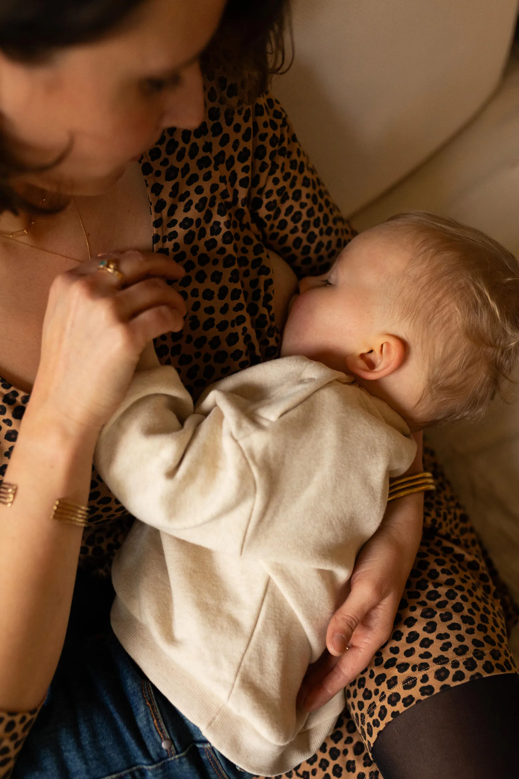 robe allaitement leopard atelier belette born to be wild