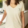 Tee shirt allaitement beige cold coffee club atelier belette
