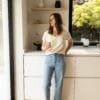 Tee shirt allaitement beige cold coffee club atelier belette