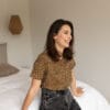 Tee shirt allaitement leopard jungle fever atelier belette