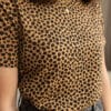 Tee shirt allaitement leopard jungle fever atelier belette