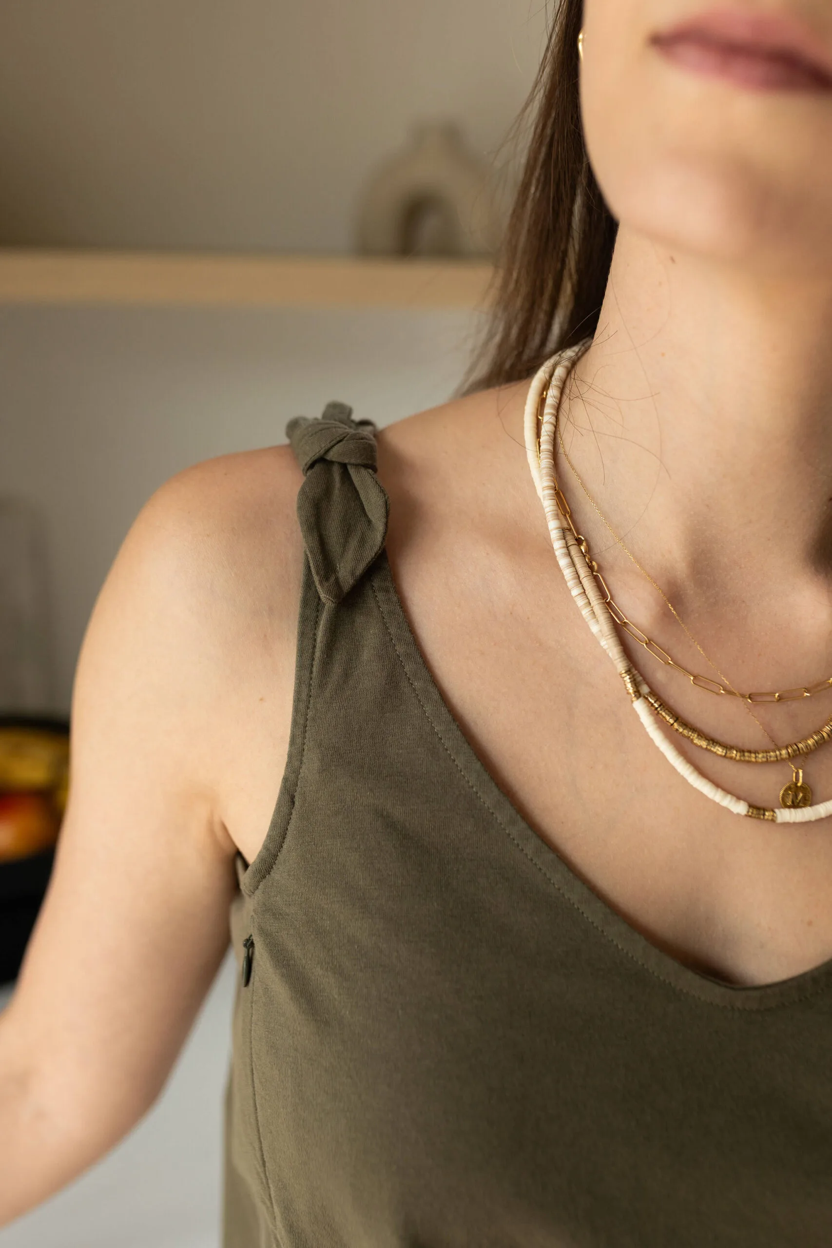 debardeur allaitement kaki milk trooper