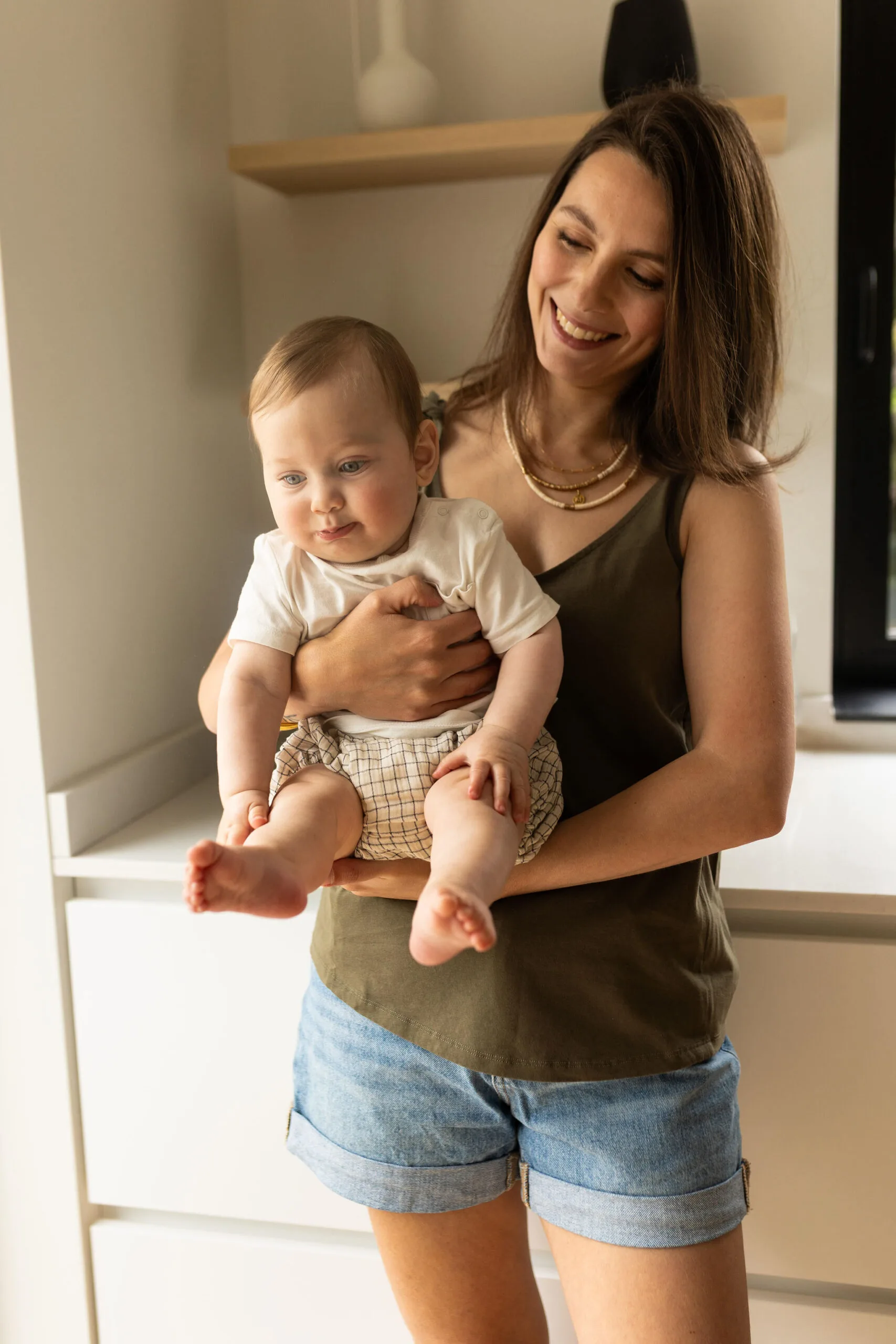 debardeur allaitement kaki milk trooper