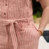 combishort allaitement rayé Pink lemonade atelier belette
