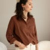 chemise allaitement rayée atelier belette hot chili