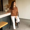 tee shirt allaitement marron havana noche atelier belette