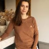 tee shirt allaitement marron havana noche atelier belette