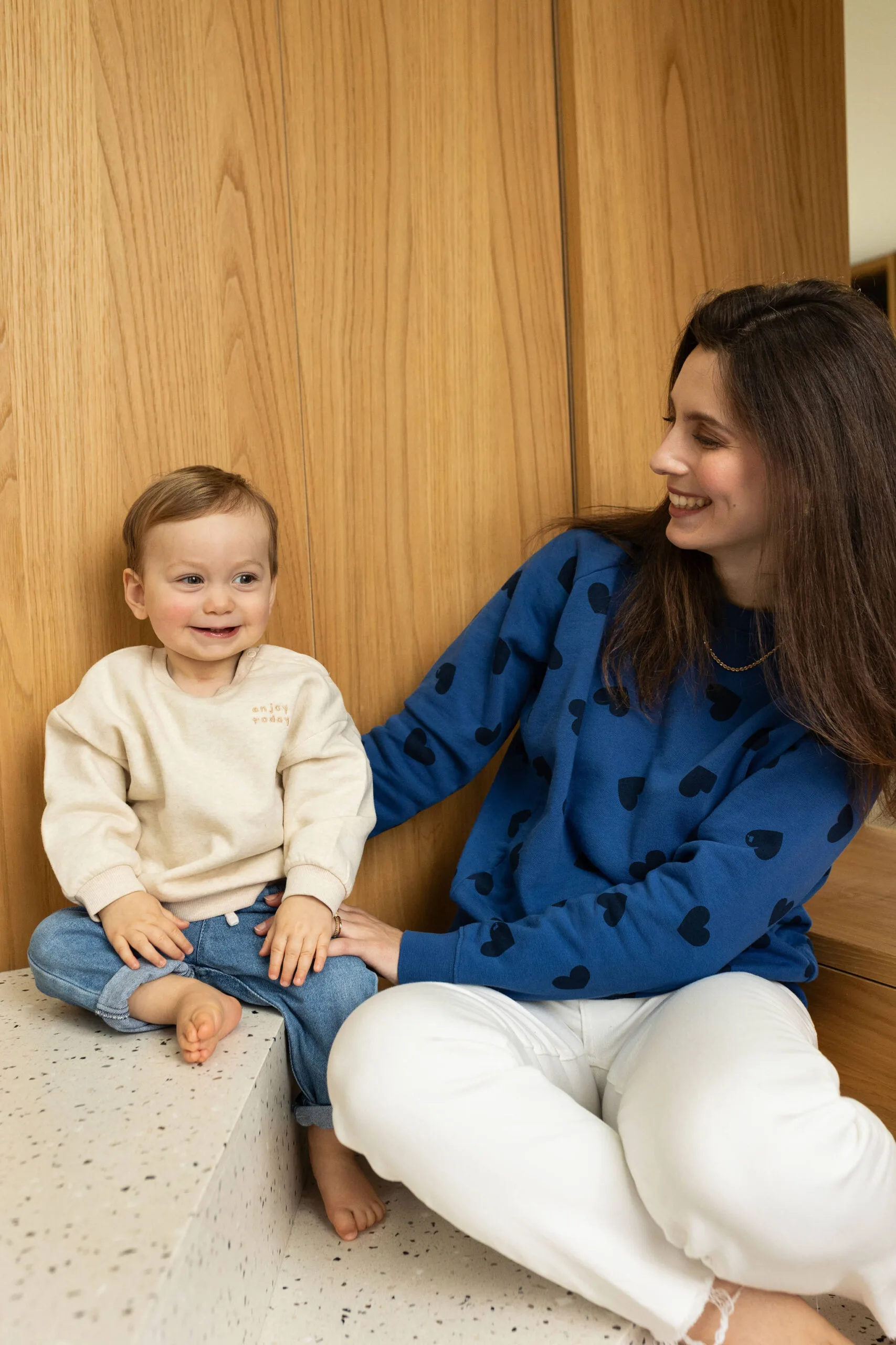 sweat d'allaitement blue valentine atelier belette