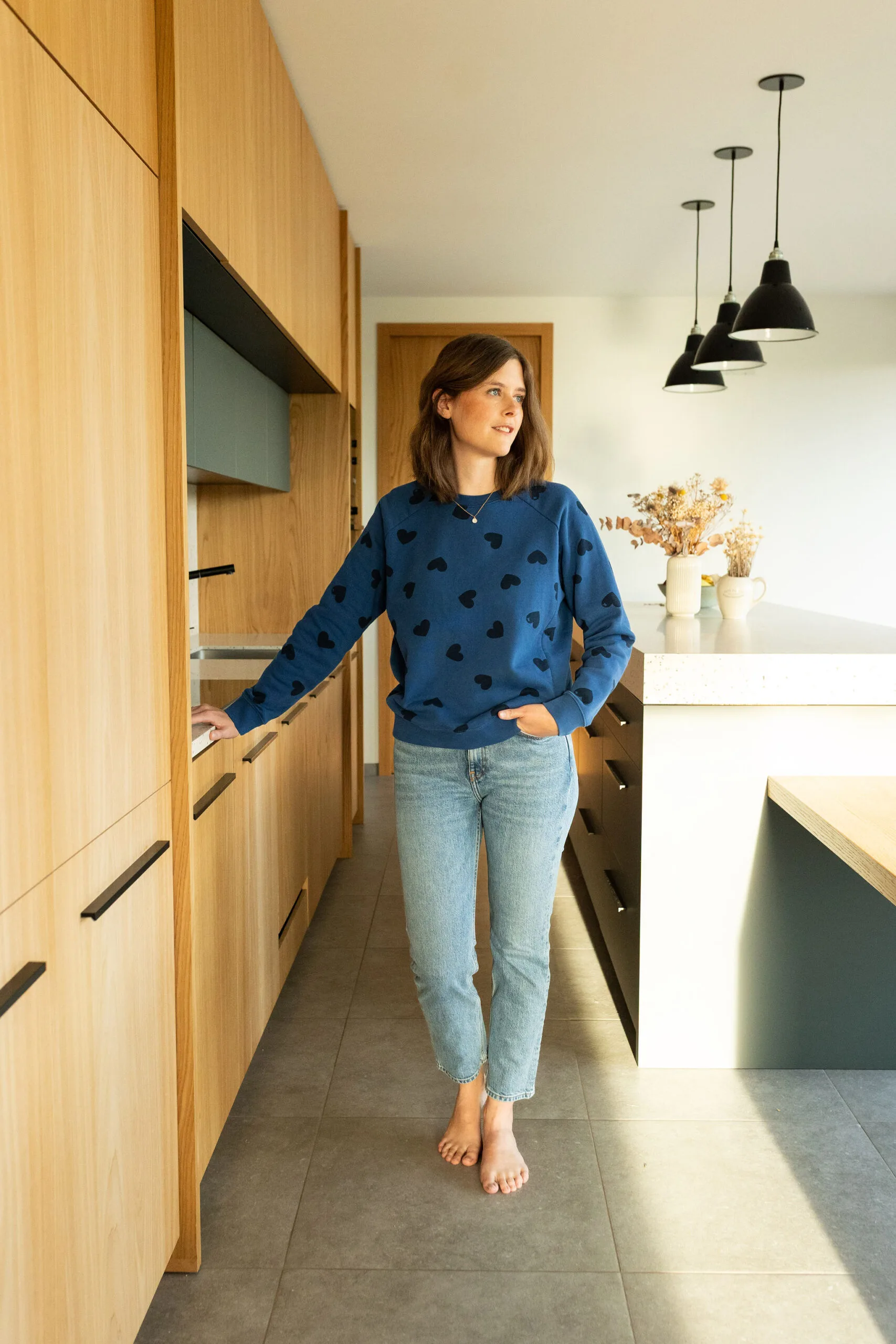 sweat d'allaitement blue valentine atelier belette