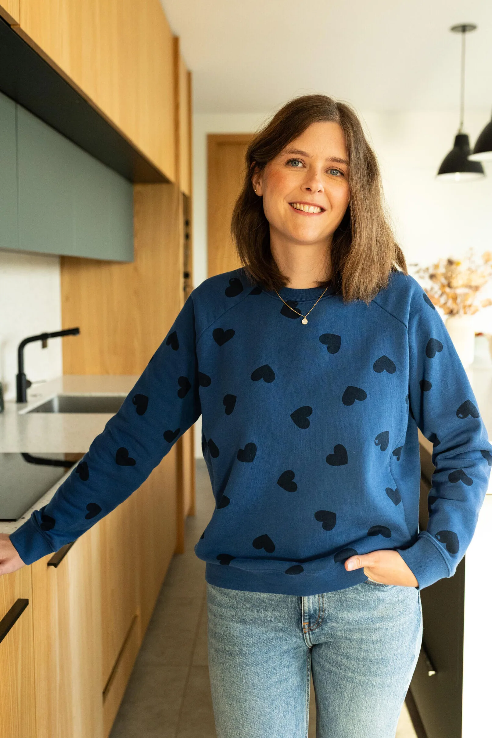 sweat d'allaitement blue valentine atelier belette