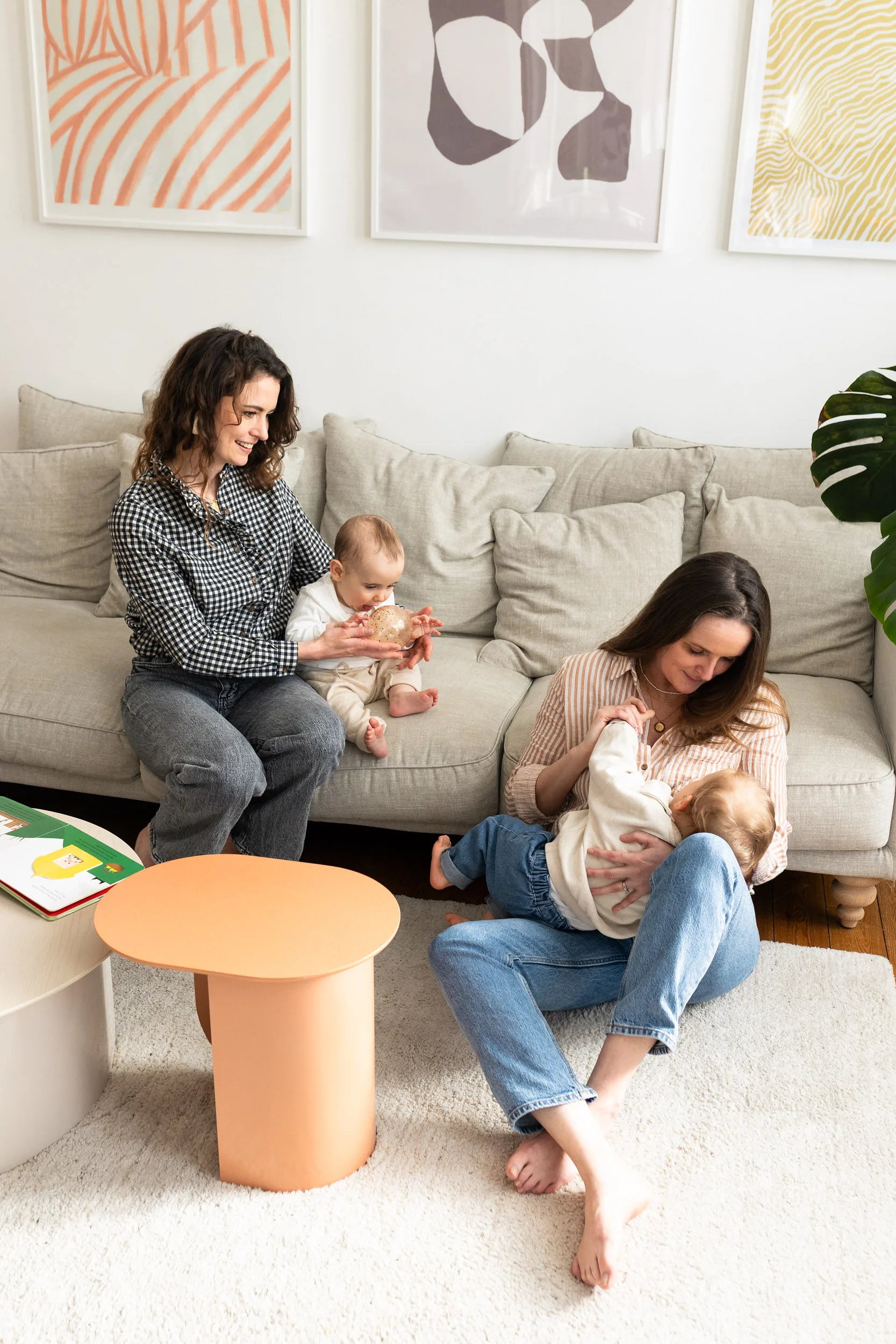 stripe me baby chemise allaitement rayée beige atelier belette