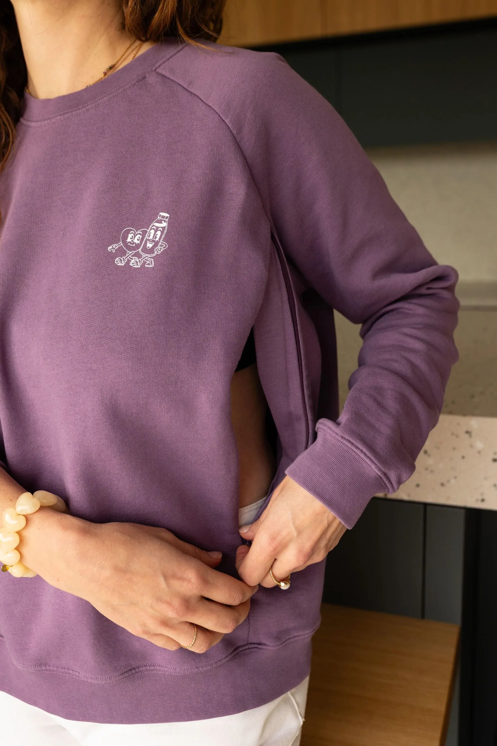 sweat d'allaitement milk it up atelier belette