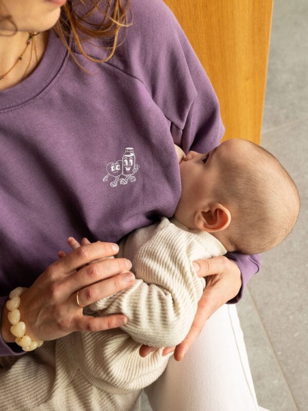 sweat d'allaitement milk it up atelier belette