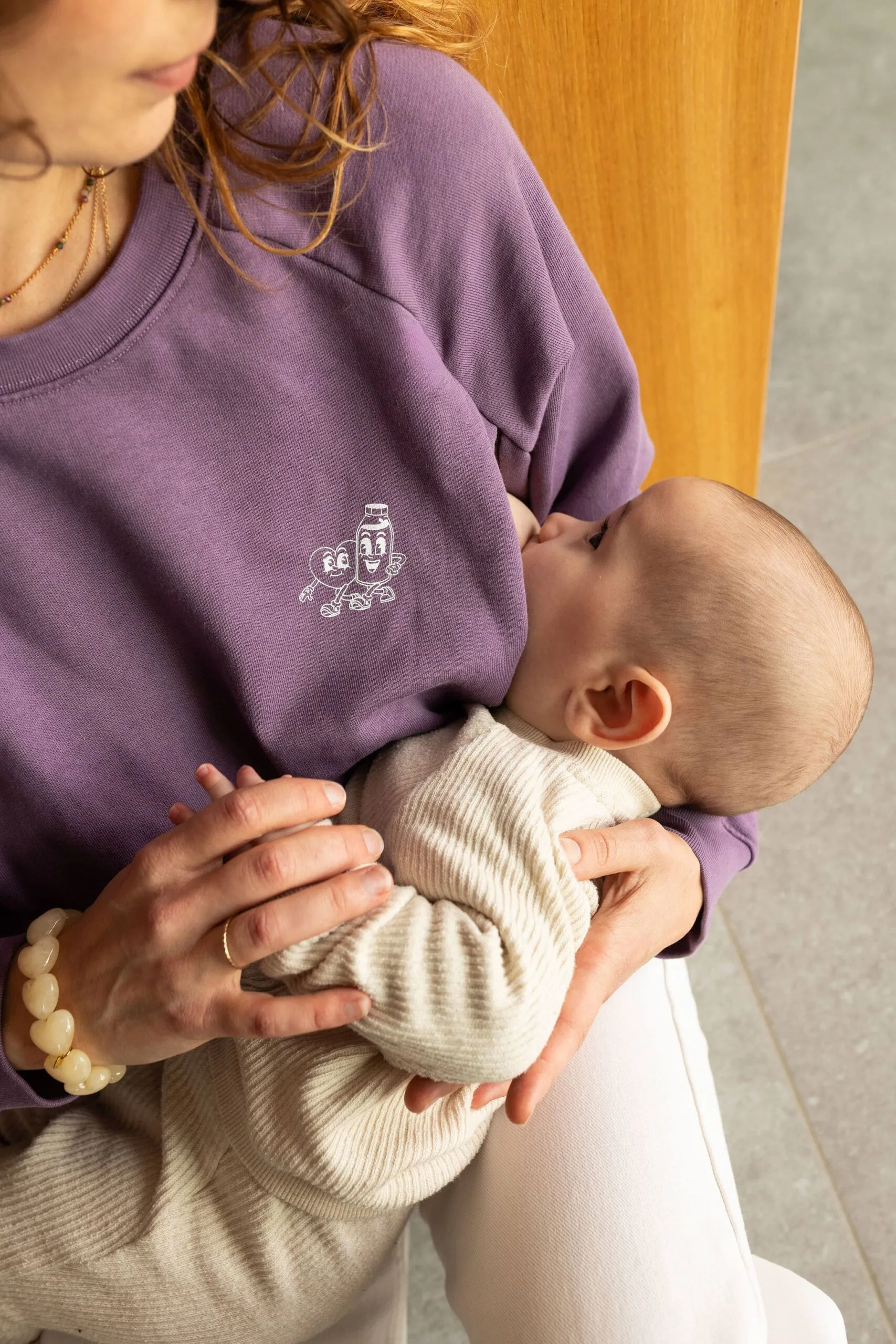 sweat d'allaitement milk it up atelier belette