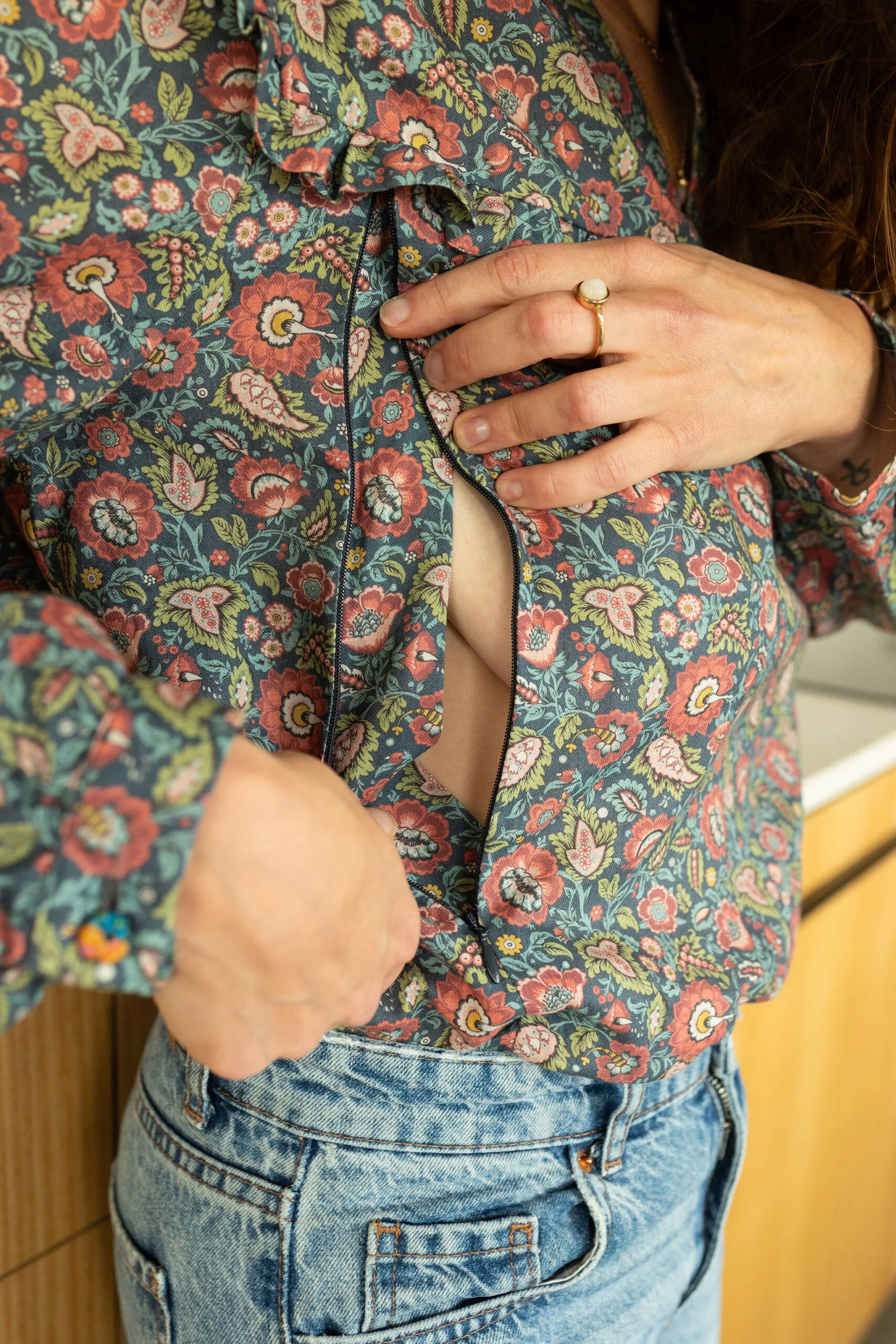 blouse allaitement indienne jaipur bloom atelier belette