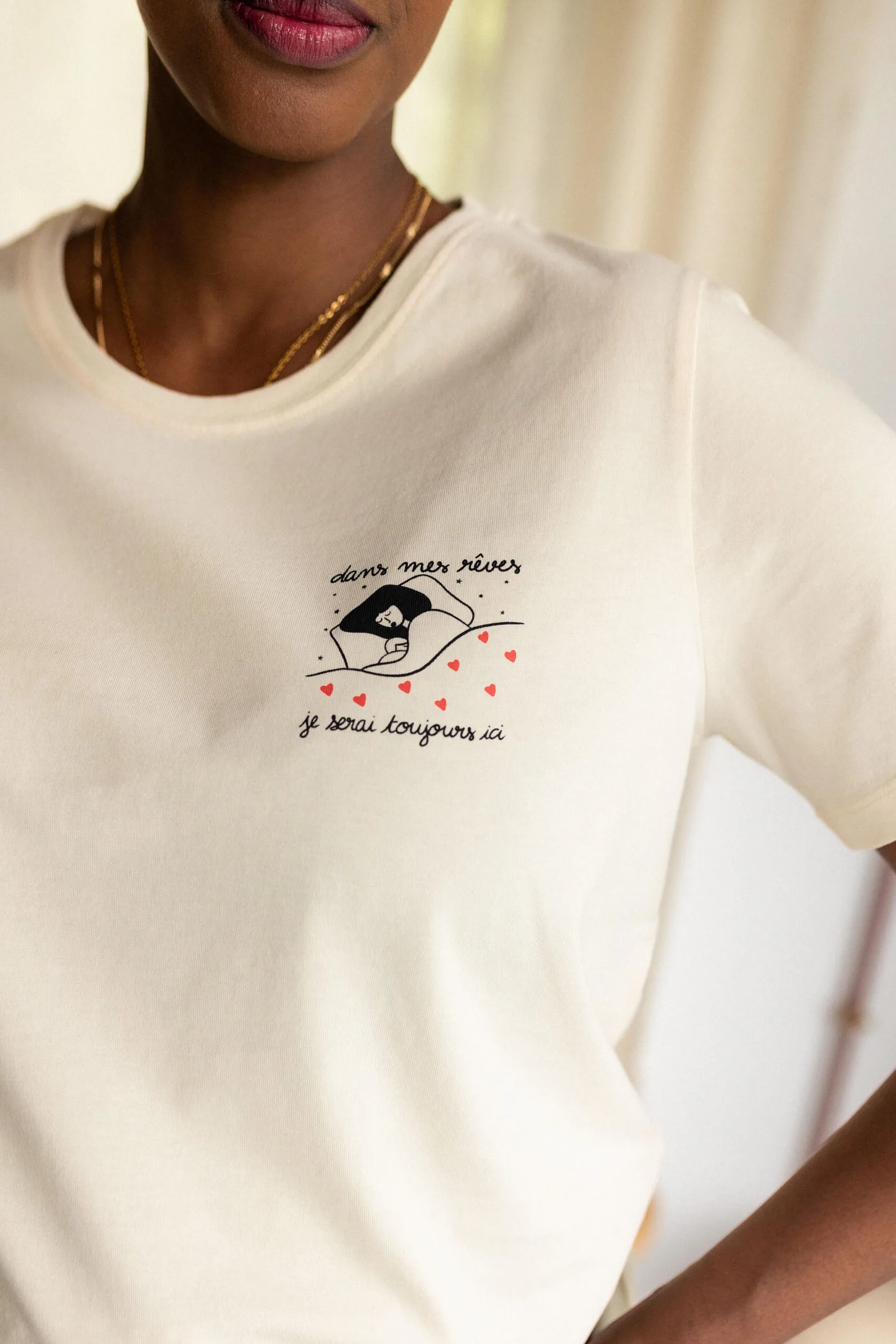 Tee shirt collab famille Atelier Belette Maude Manivert