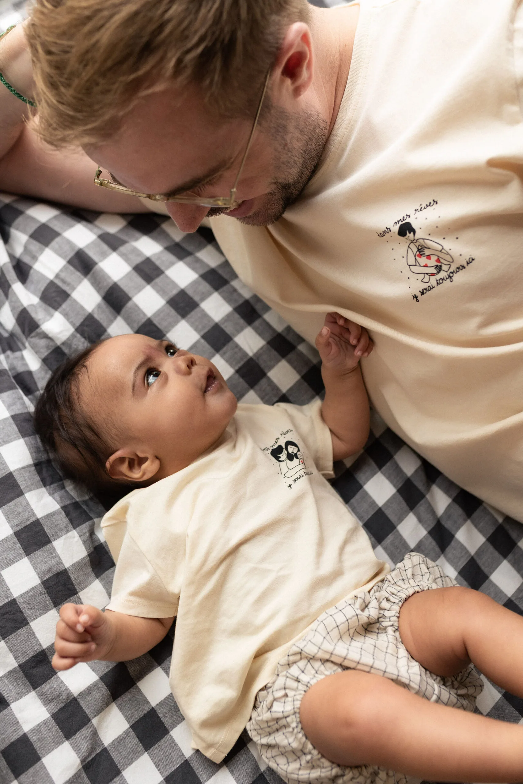 Tee shirt collab famille Atelier Belette Maude Manivert