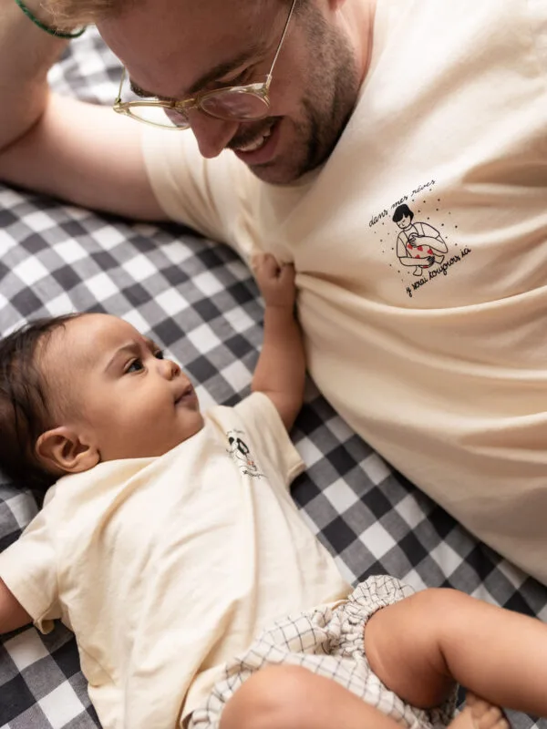 Tee shirt collab famille Atelier Belette Maude Manivert