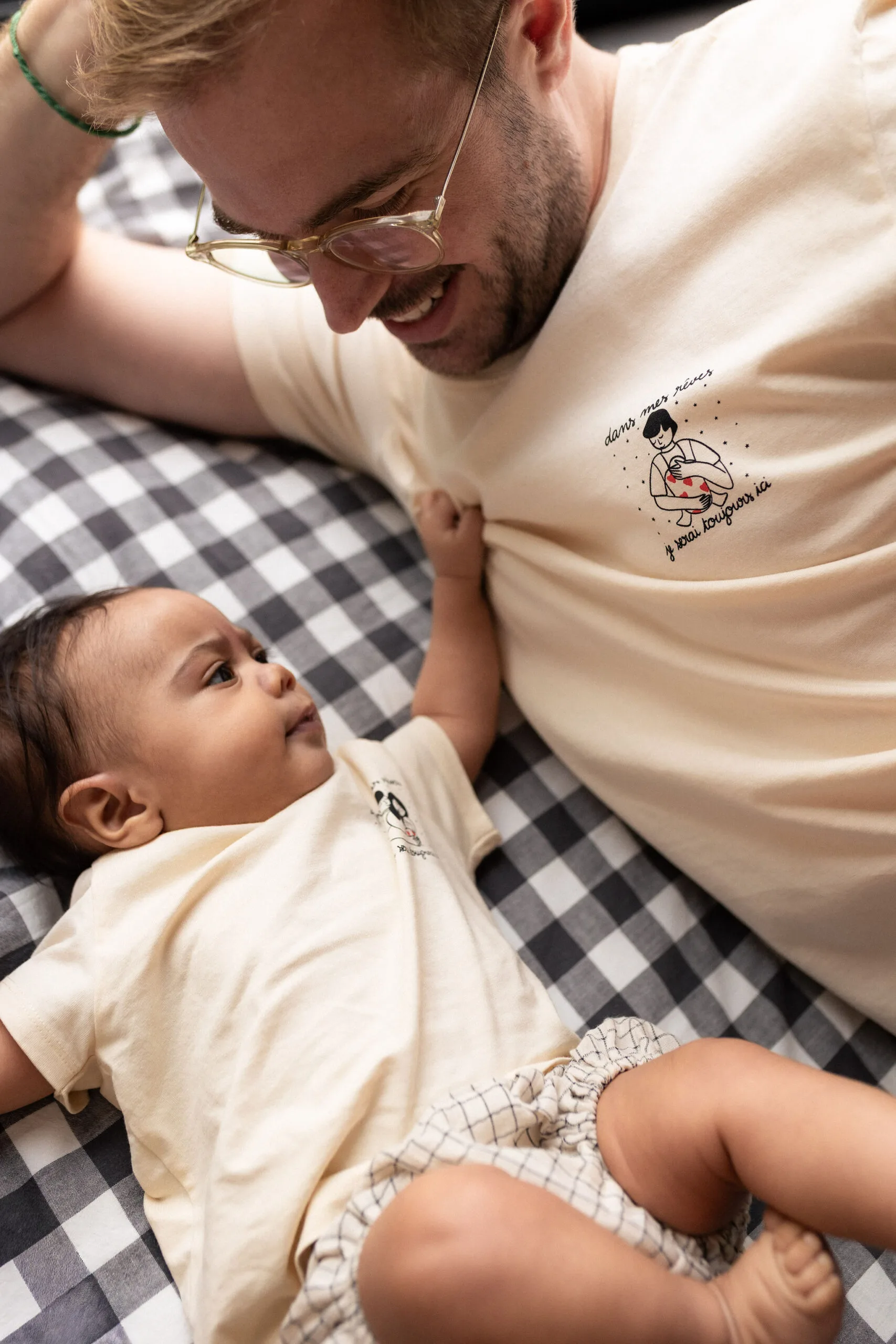 Tee shirt collab famille Atelier Belette Maude Manivert