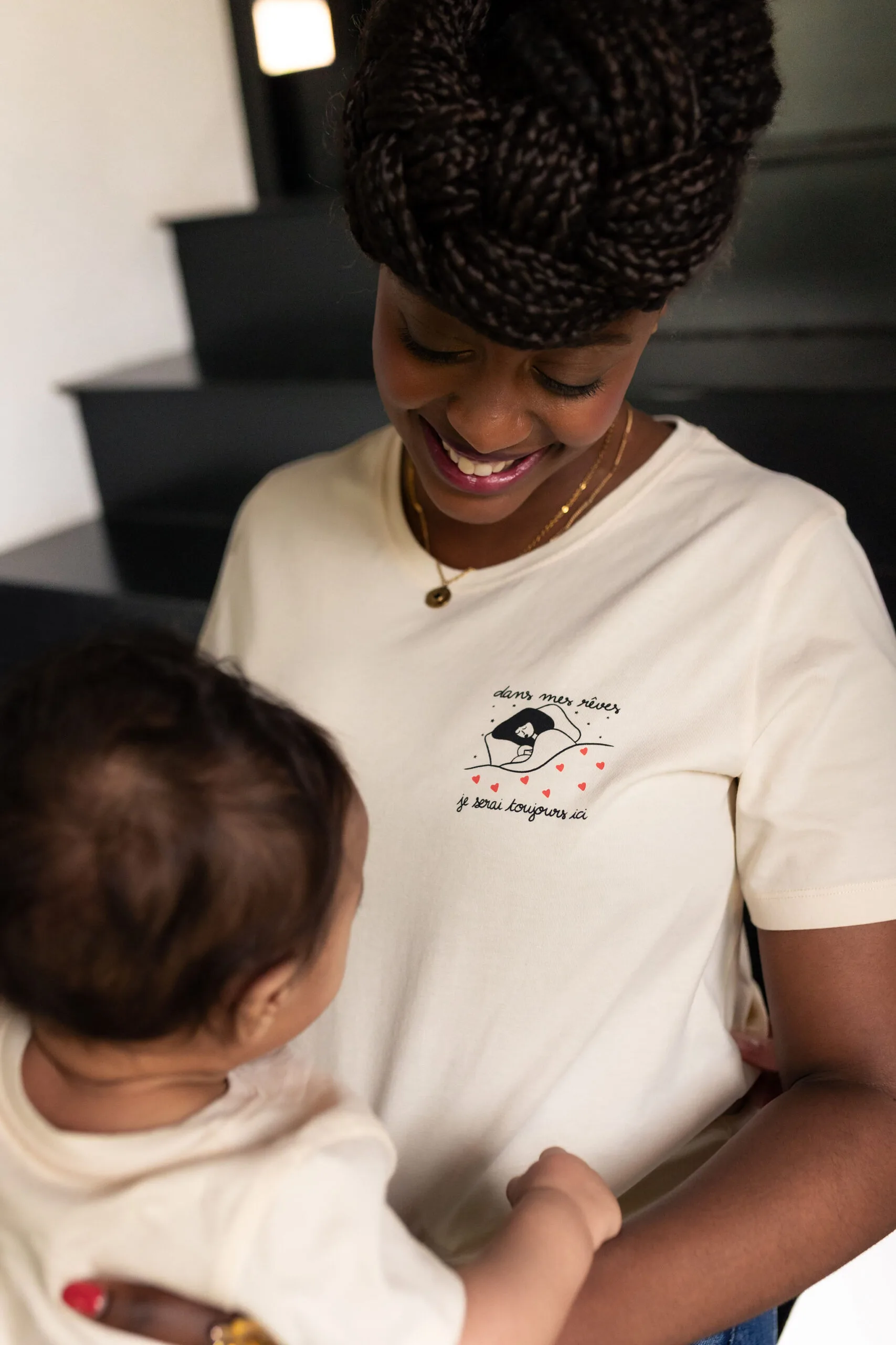 Tee shirt collab famille Atelier Belette Maude Manivert