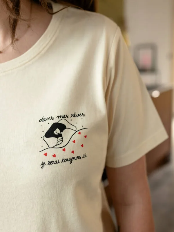 Tee shirt allaitement collab famille Atelier Belette Maude Manivert