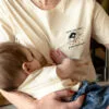 Tee shirt allaitement collab famille Atelier Belette Maude Manivert
