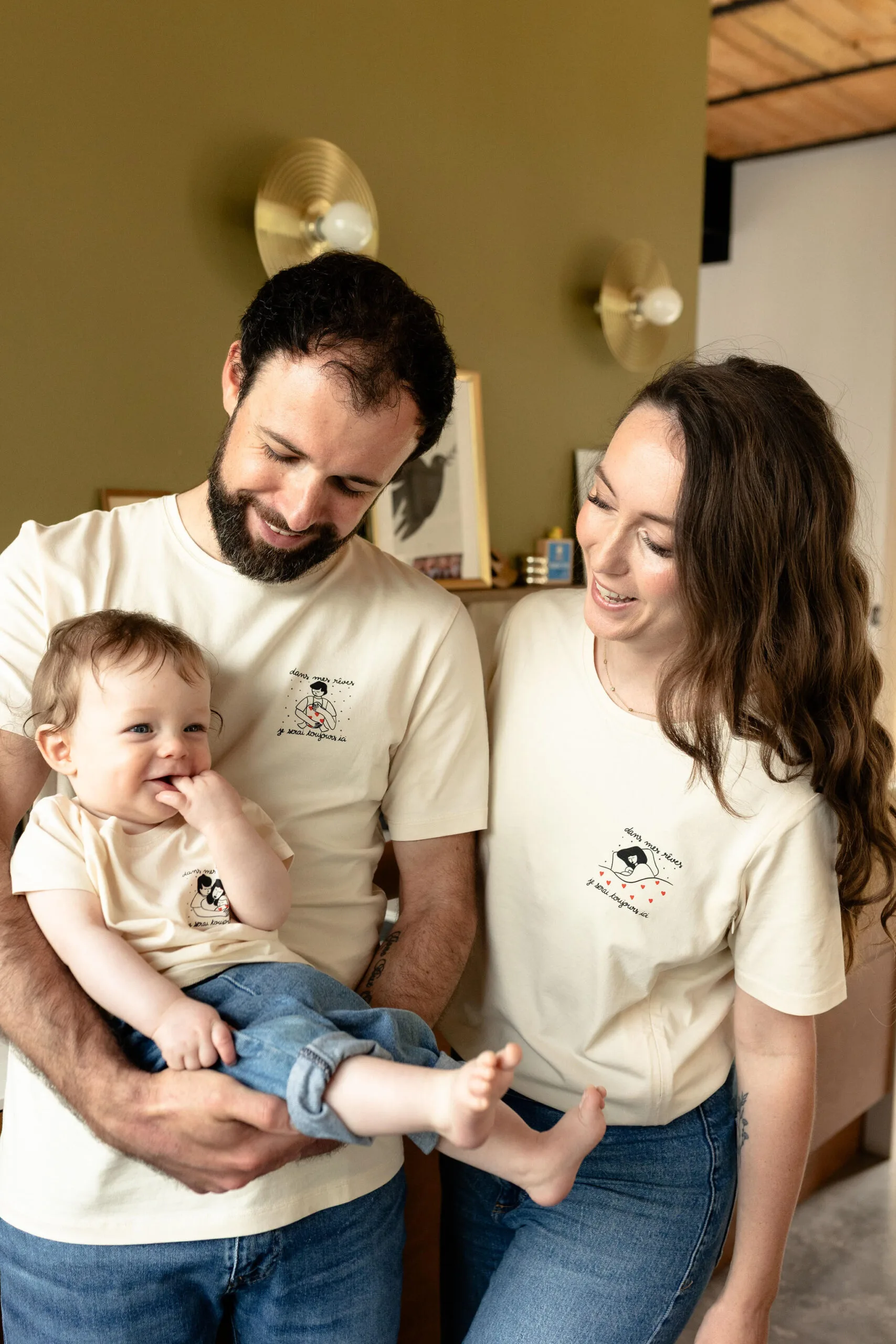 Tee shirt collab famille Atelier Belette Maude Manivert
