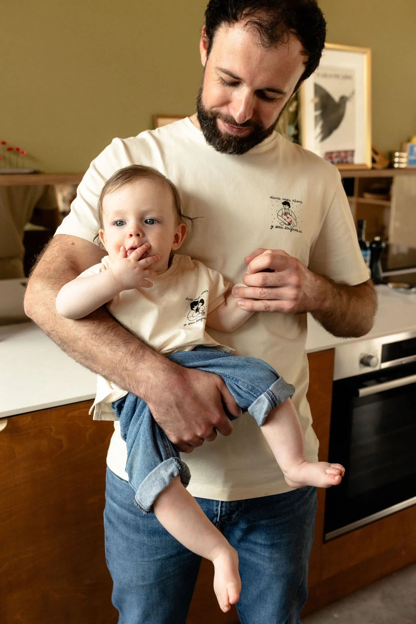 Tee shirt collab famille Atelier Belette Maude Manivert