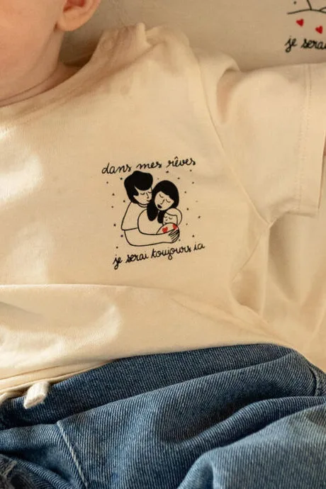 Tee shirt collab famille Atelier Belette Maude Manivert