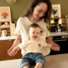 Tee shirt collab famille Atelier Belette Maude Manivert