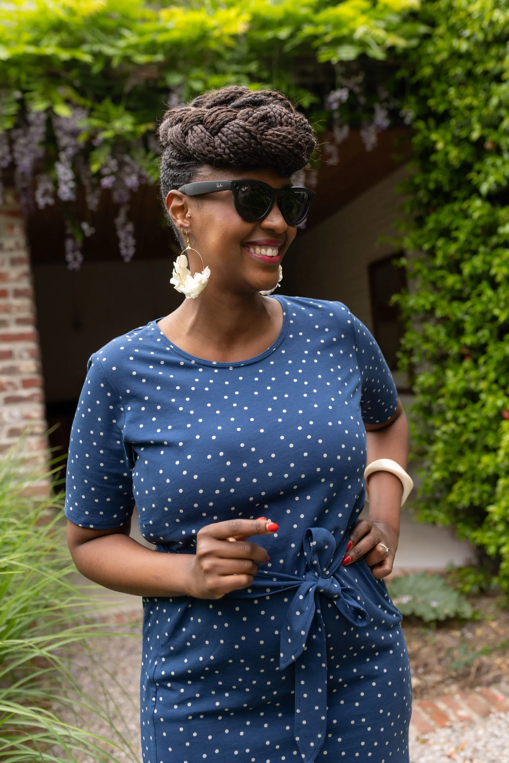 robe allaitement longue pois oh, jacky o atelier belette