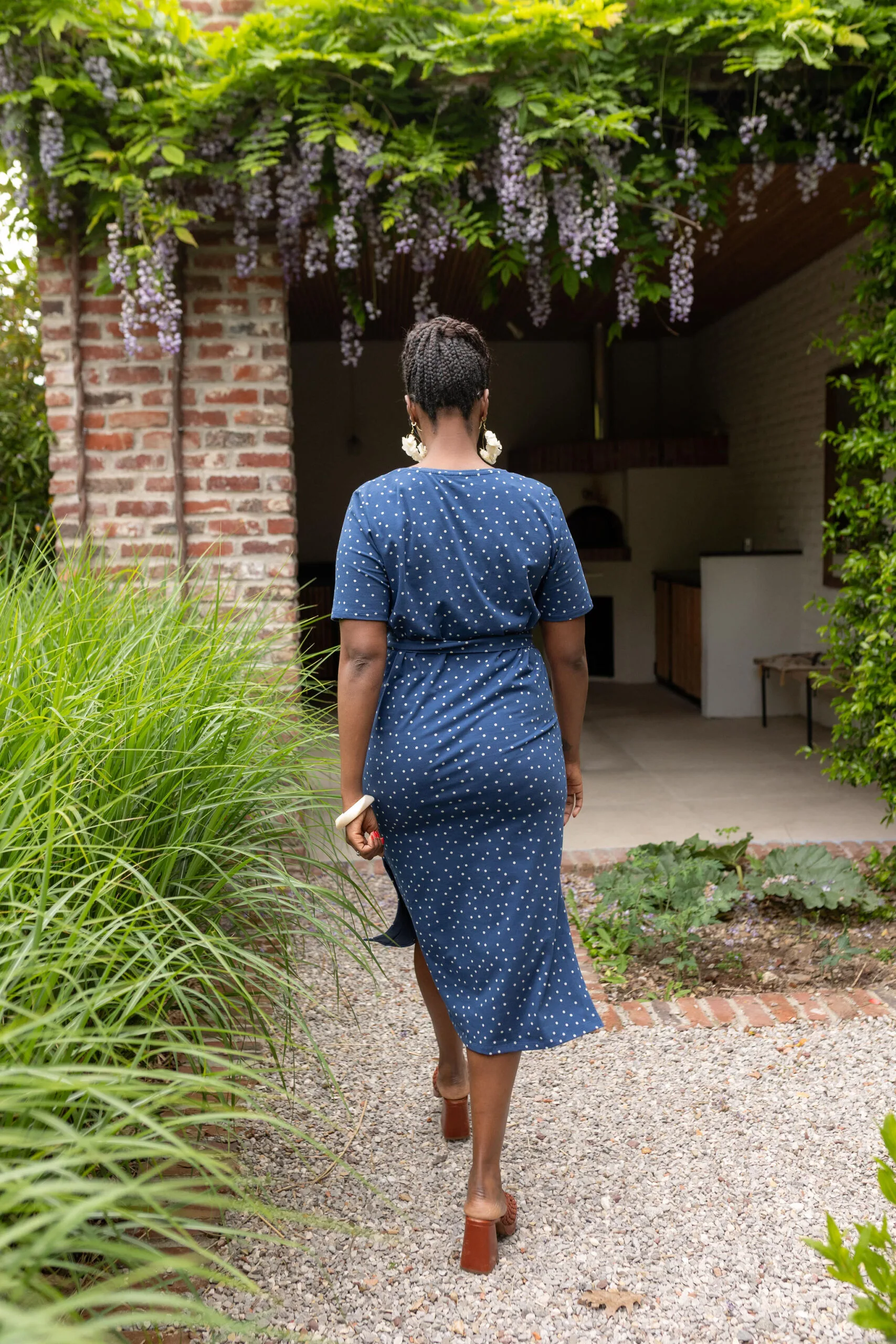 robe allaitement longue pois oh, jacky o atelier belette