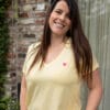 tee shirt allaitement jaune banana twist atelier belette
