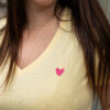 tee shirt allaitement jaune banana twist atelier belette