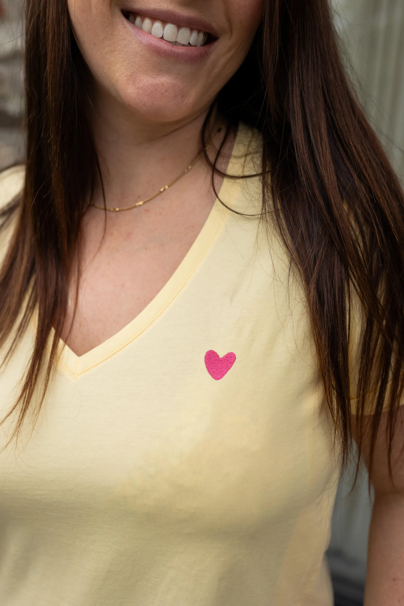 tee shirt allaitement jaune banana twist atelier belette