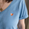 tee shirt allaitement bleu ciel beyond the sky atelier belette